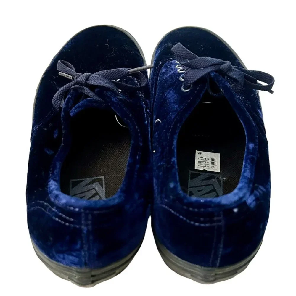 Vans Velvet Sneakers Low Tops Size 9 - Picture 4 of 5